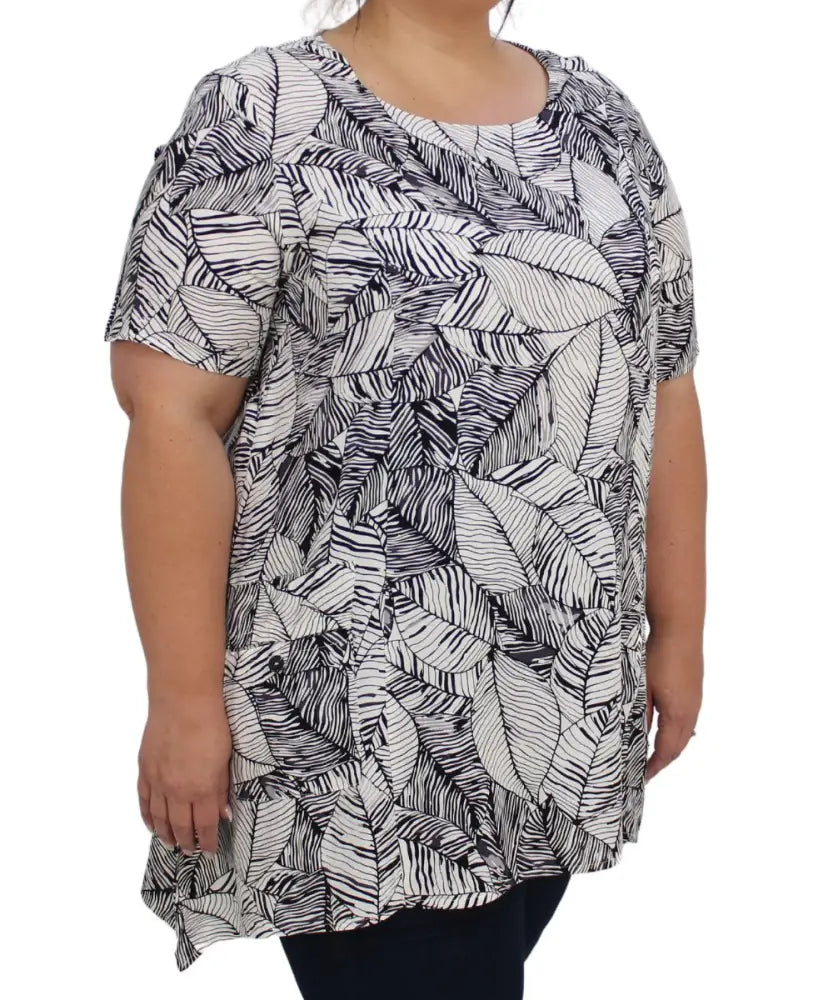 Ladies Printed Hanky Tunic