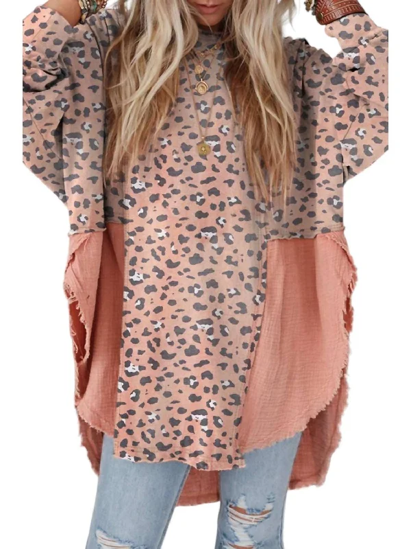 Blushing Fall Tunic Top