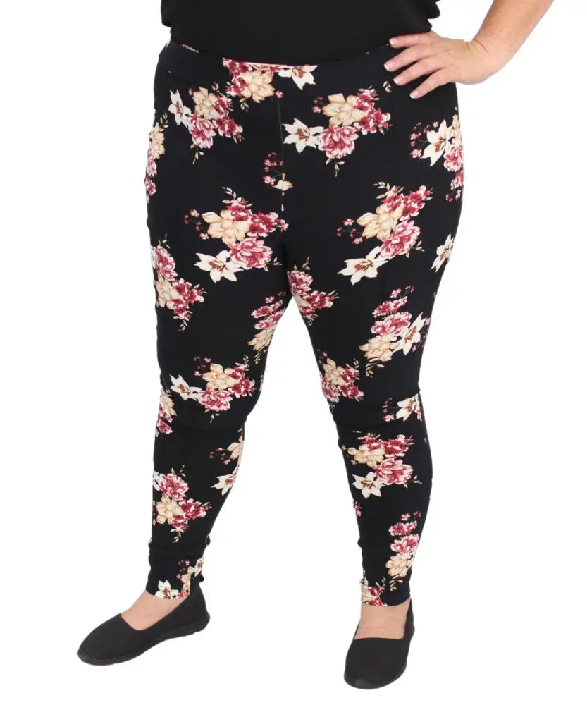 Ladies Printed Bengaline Pants