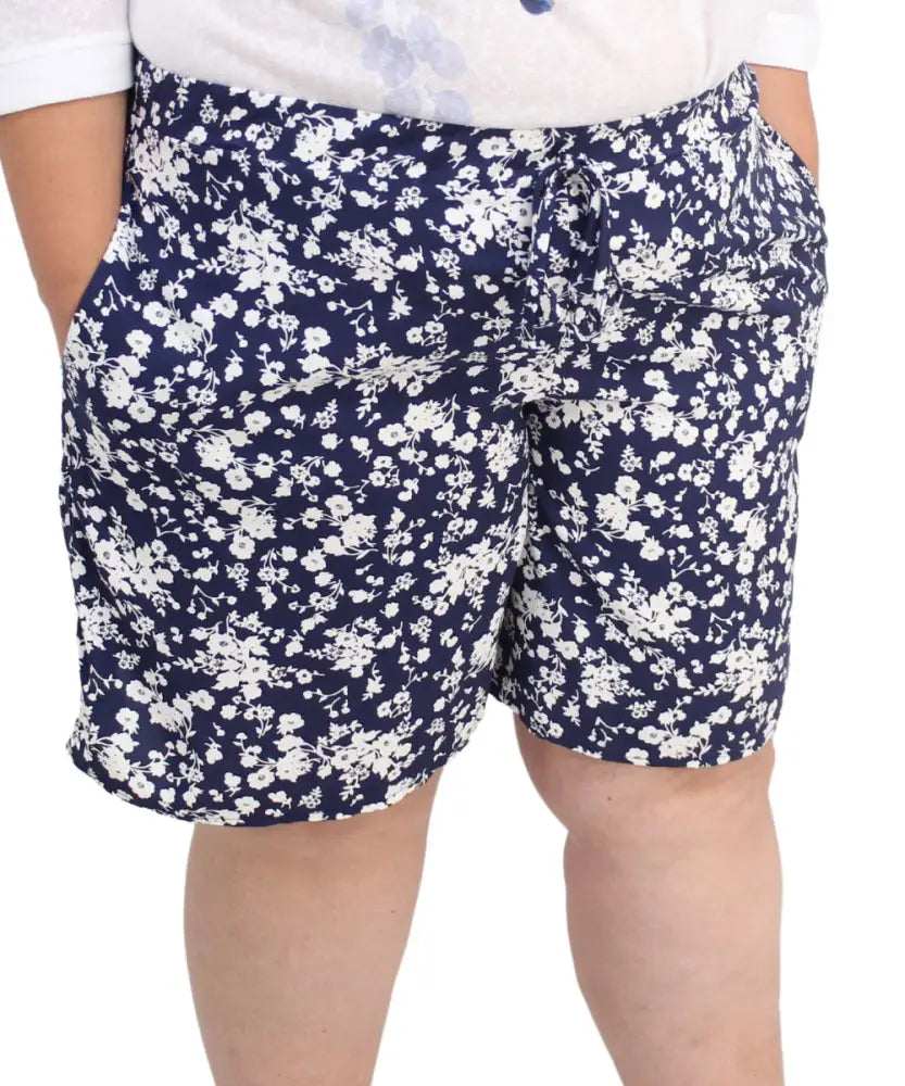 Ladies Printed Rayon Shorts