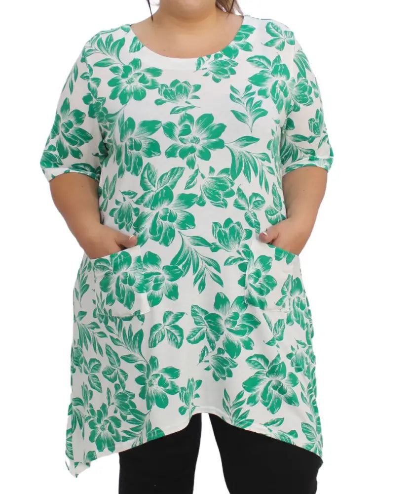 Ladies Printed 2 Pocket Tunic