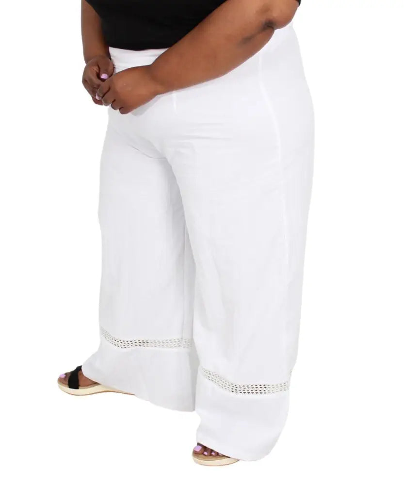 Ladies Crochet Washer Cotton Pants