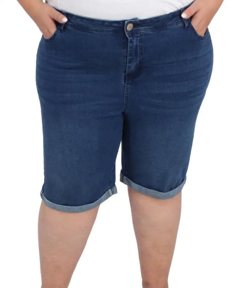 Ladies Eagle Denim Shorts