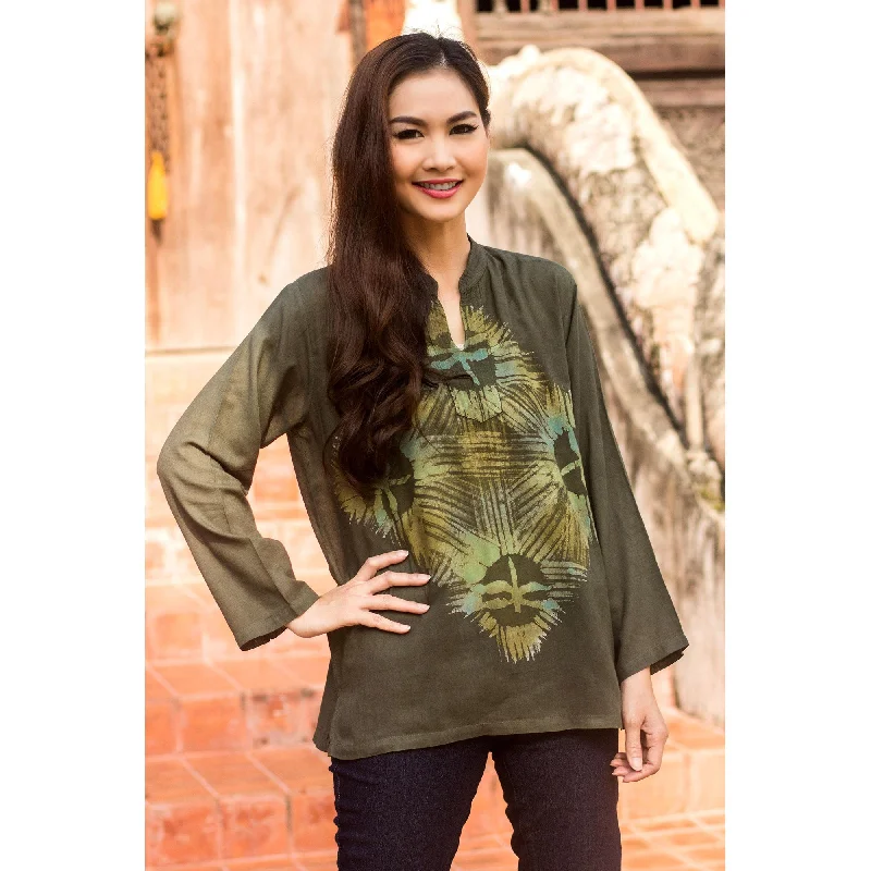 Thai Forest Wind Batik Tunic