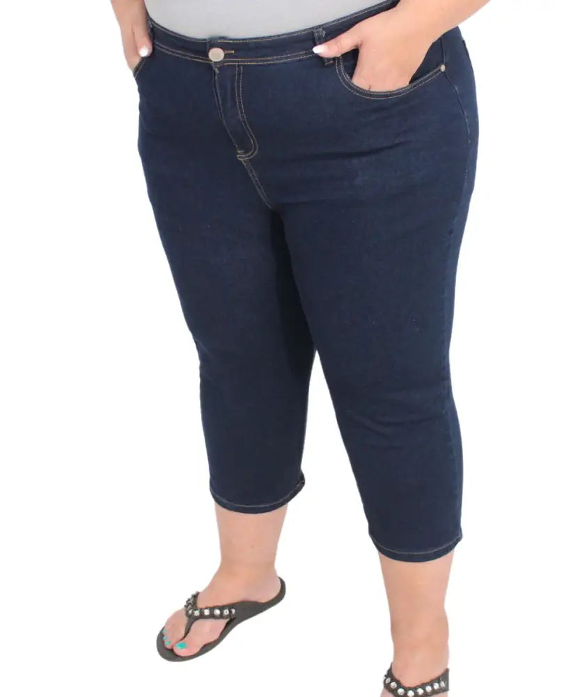 Ladies Eagle Denim Capri