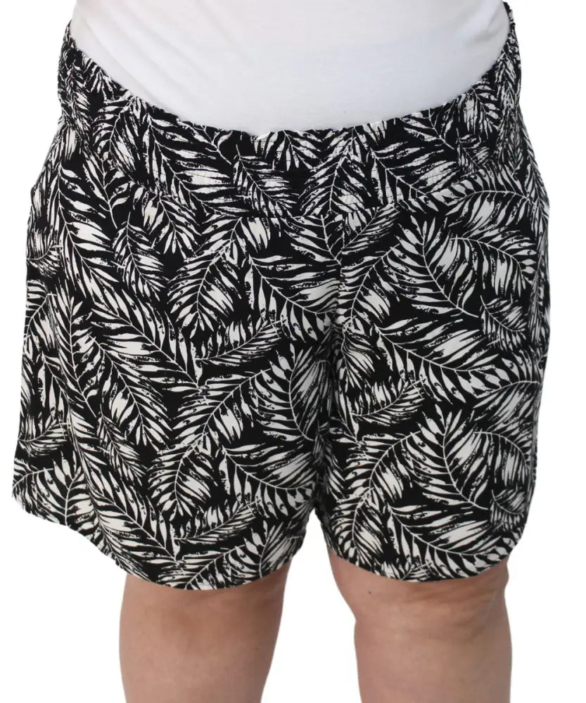 Ladies Printed Rayon Shorts