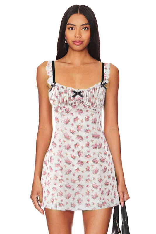 Stay Sultry Floral Print Mini Dress