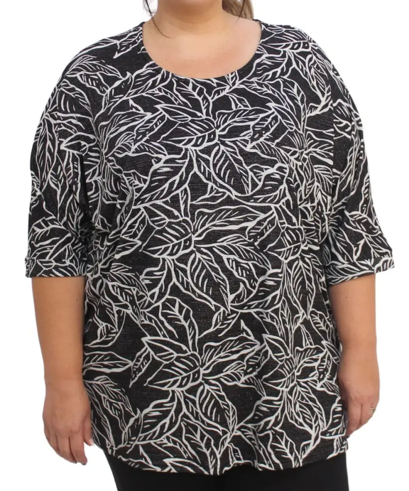 Ladies Printed Shimmer Tunic