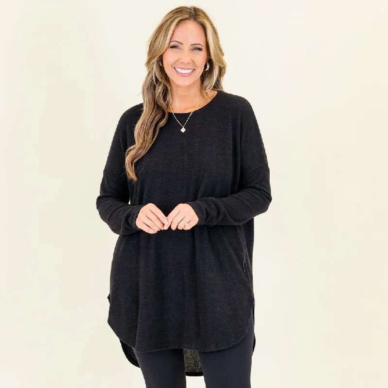 Cafe Cutie Tunic, Black