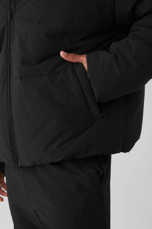 STRETCH WOVEN STREET PUFFER