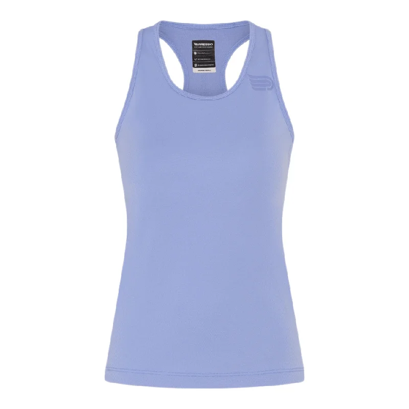 Pressio Women's Perform Singlet in Cornflower Blue SS24