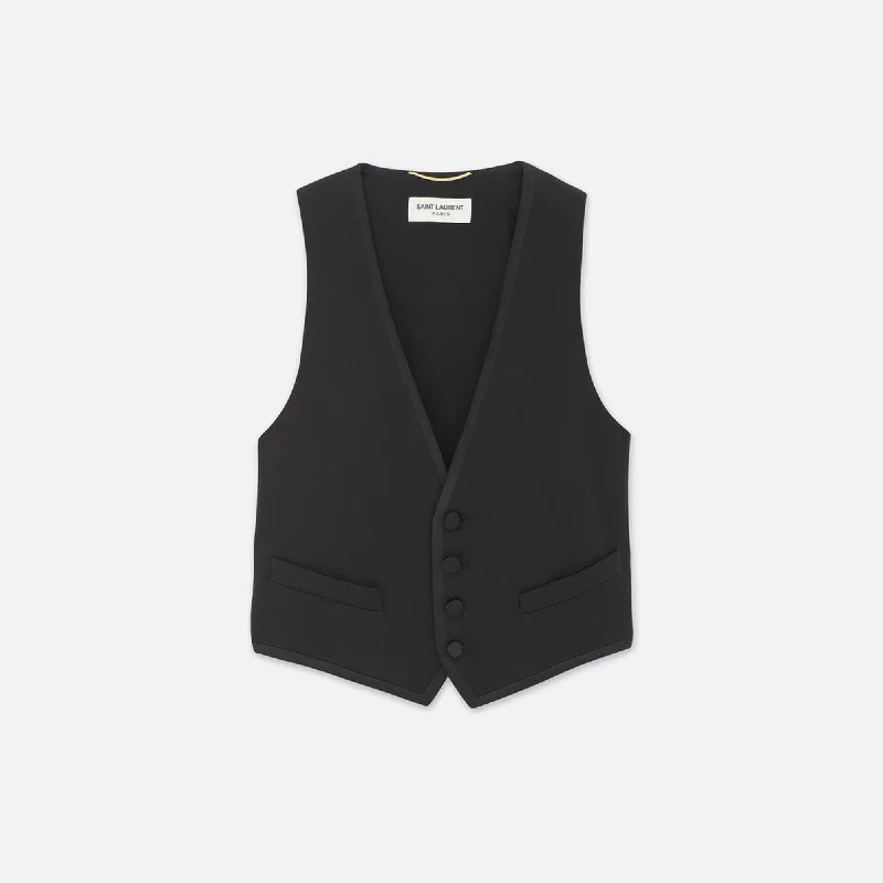 Saint Laurent Waistcoat - Black