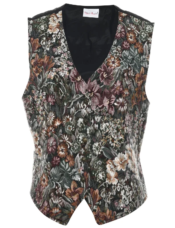 Bobbie brooks Tapestry Waistcoat - L