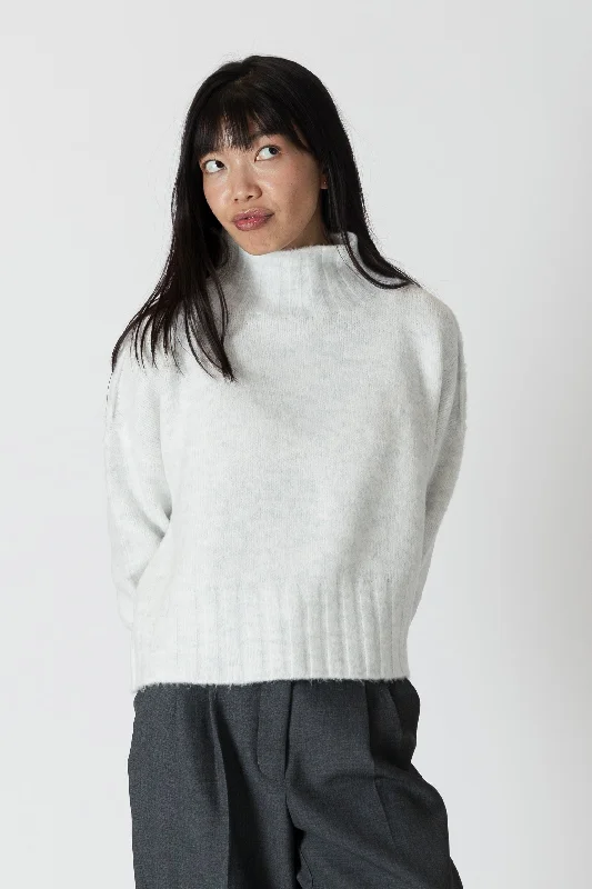 Calli Mockneck Sweater (Grey)