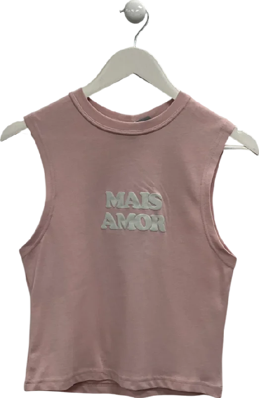 Cernucci Pink Amour Tank Top UK S